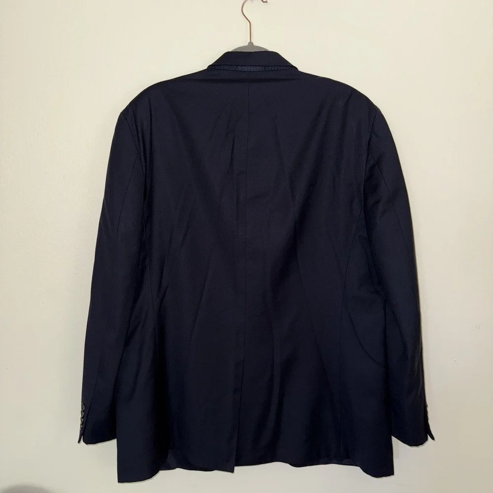 Ralph Lauren Men's 33L Blue  100% Wool 2-Button Blazer Suit Jacket Sport Coat‎